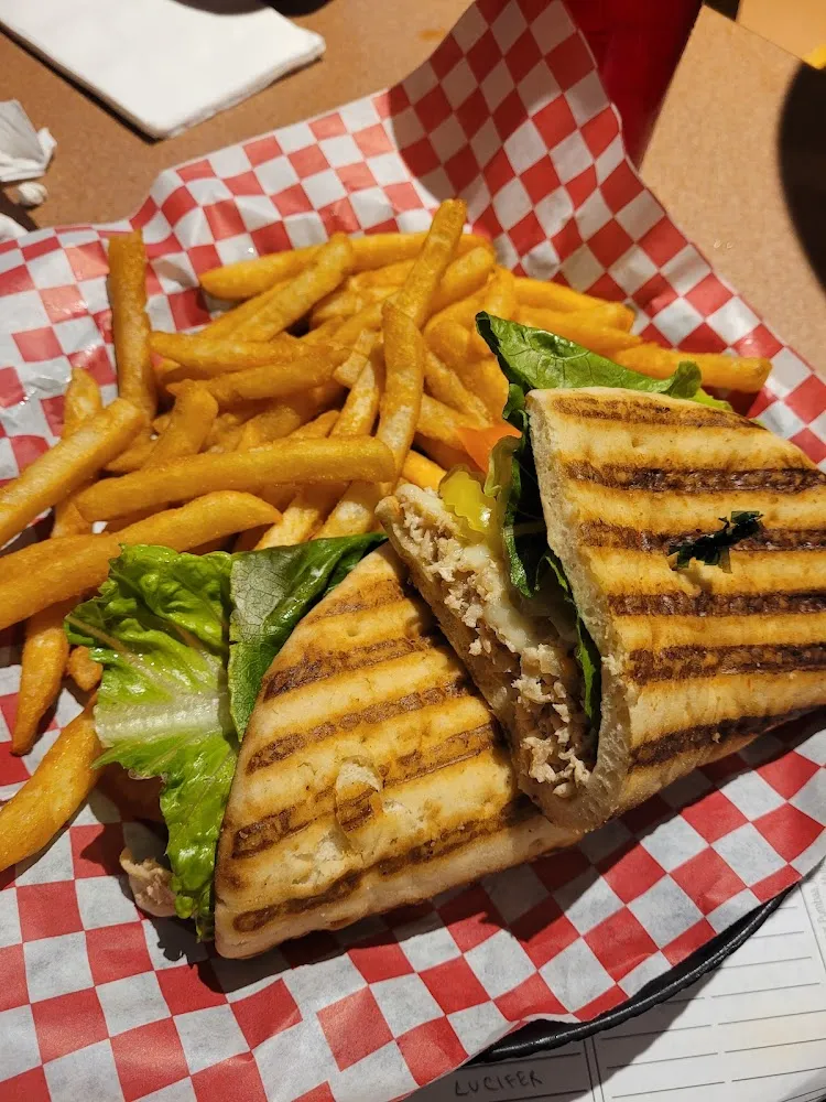 Chicken Cheesesteak Panini