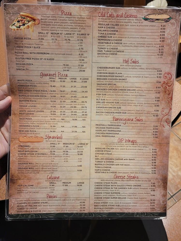 Original Italian Pizza Menu image 3