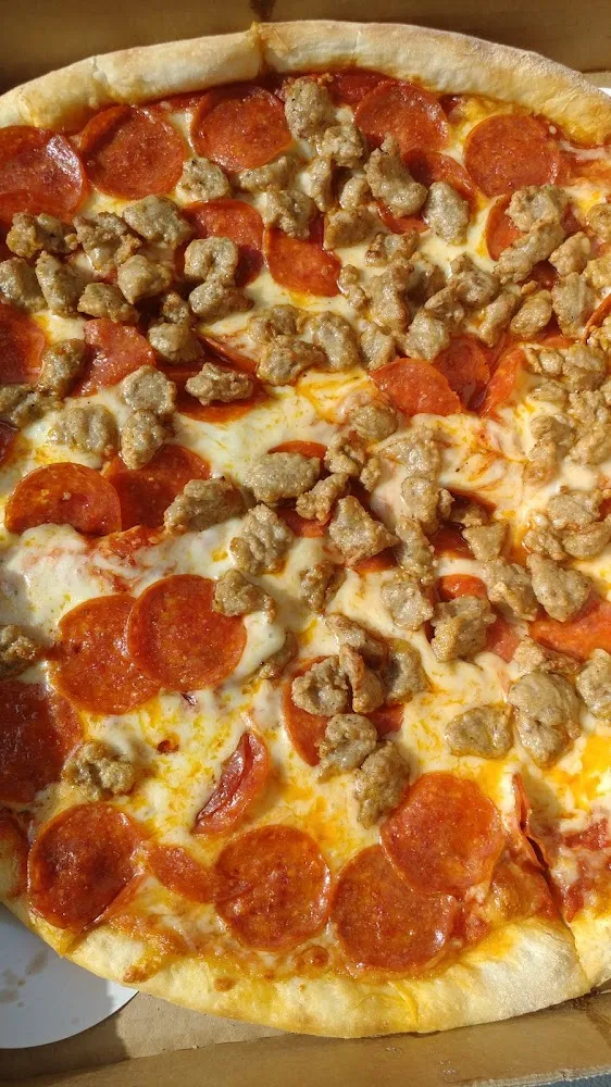 Pepperoni and Sausage Pizza